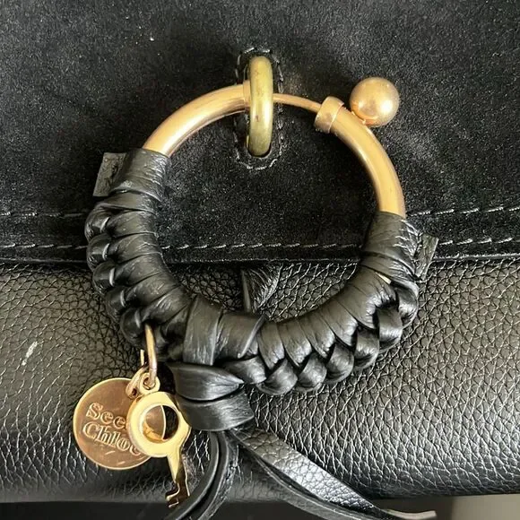 See by Chloe Joan Small Hobo Bag in Black, Excellent - Picture 9 of 15